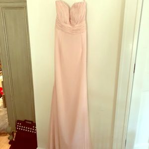 Mori lee bridesmaid dress in blush